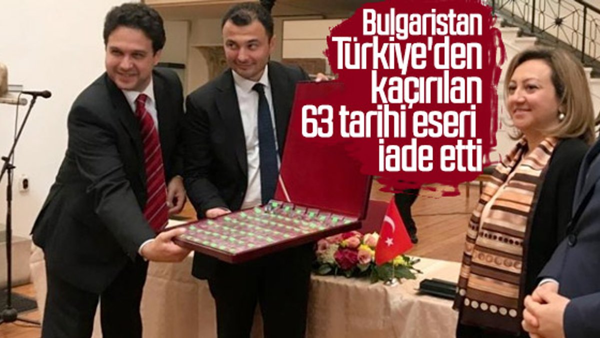 Bulgaristan 63 tarihi eseri Türkiye'ye geri verdi