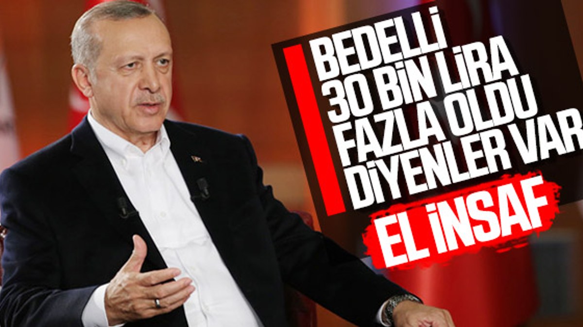 Yeni askerlik sistemi Cumhurbaşkanı Erdoğan'a soruldu