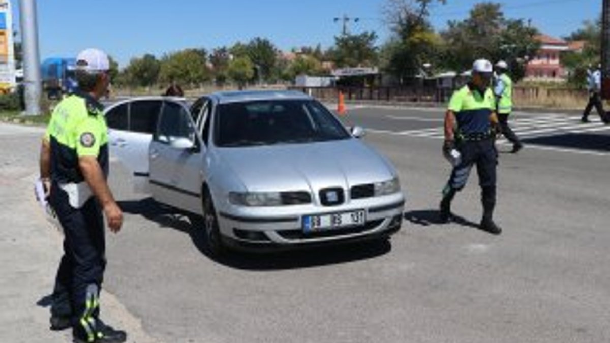 Aksaray'da sürücülere rekor ceza