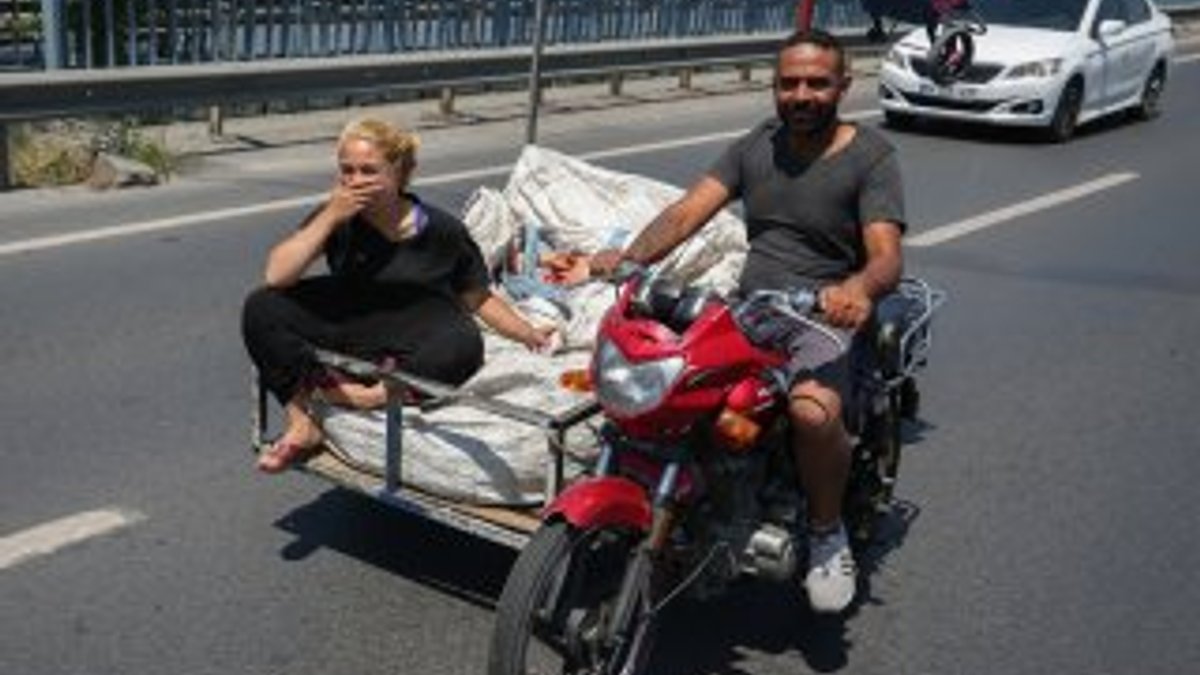 İstanbul'da kağıt toplayıcısının tehlikeli yolculuğu
