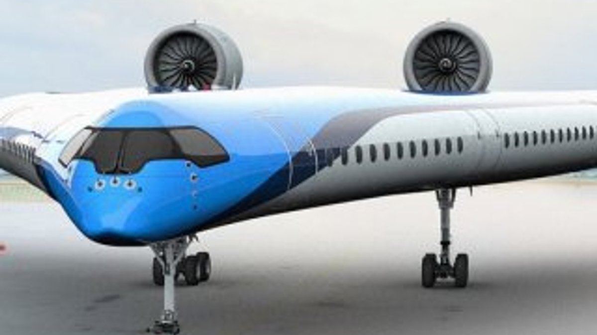 KLM, V şeklindeki yeni yolcu uçağı tasarımını paylaştı