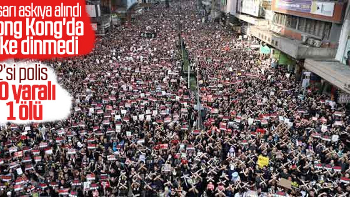 Hong Kong'da protestolar devam ediyor