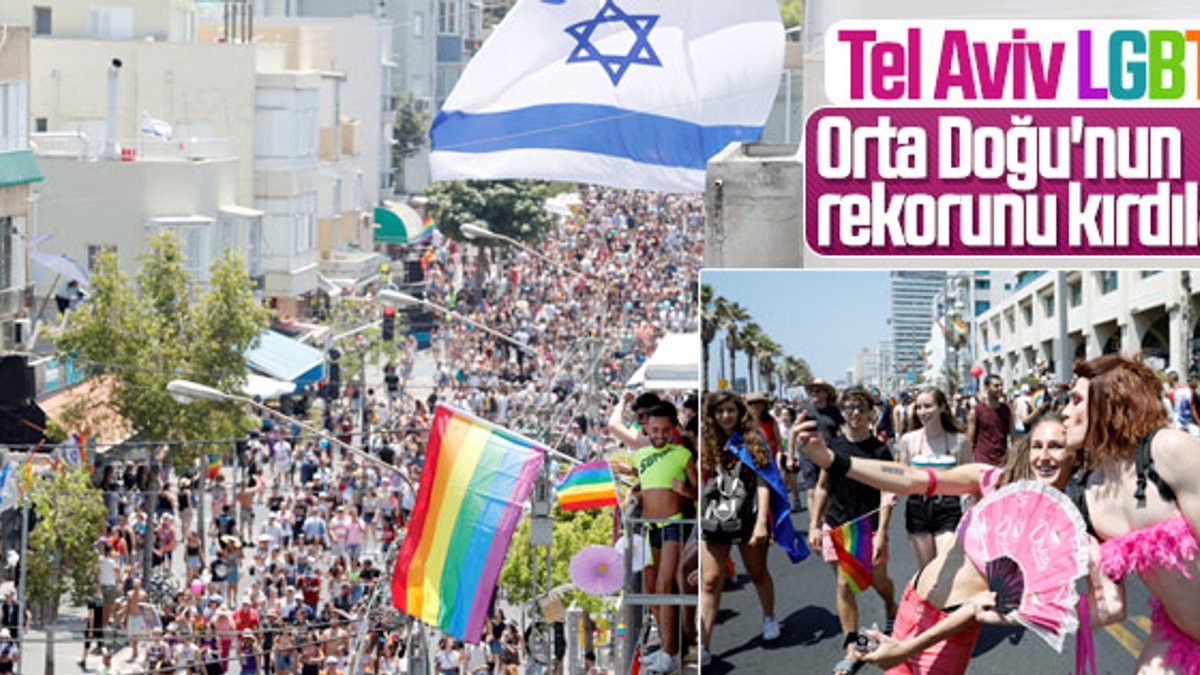 İsrail'de LGBT yürüyüşü