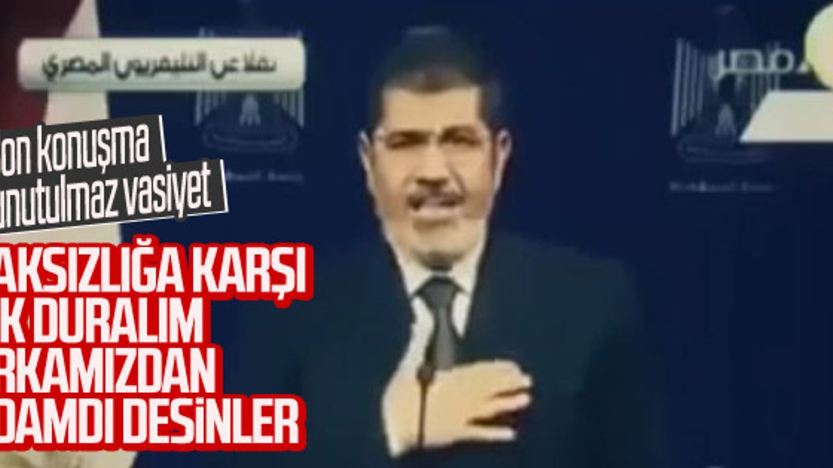 Muhammed Mursi'nin tarihi konuşması