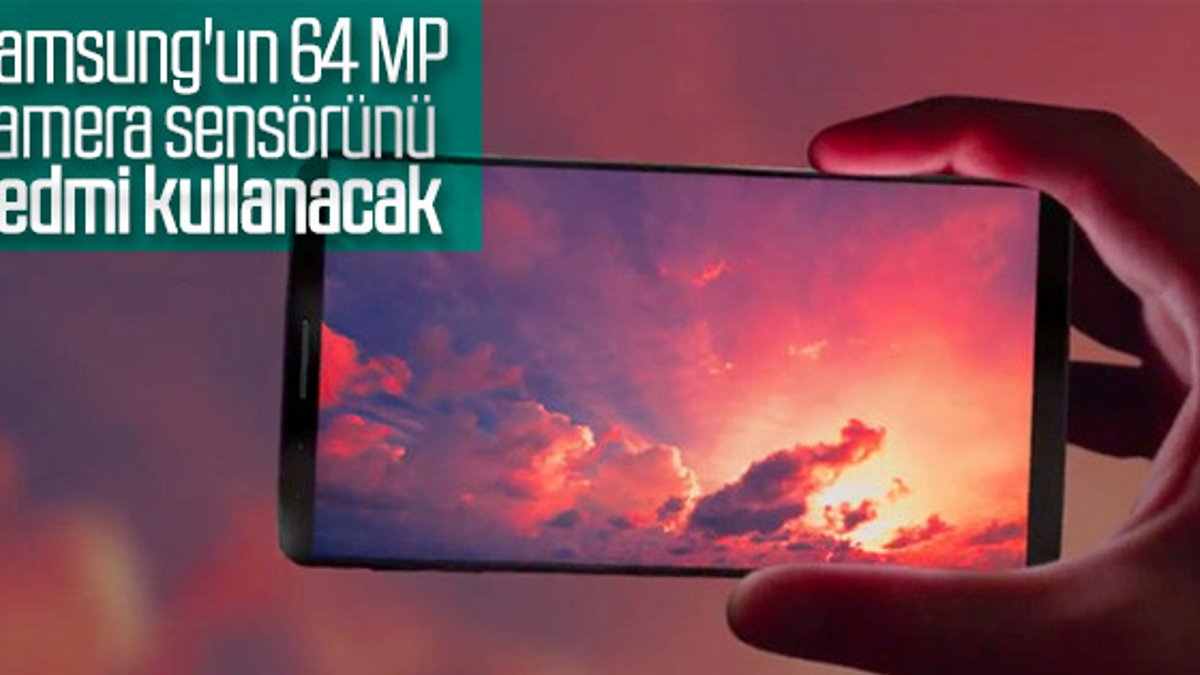 Yeni Redmi akıllı telefonu, Samsung'un 64 MP kamera sensörünü kullanacak