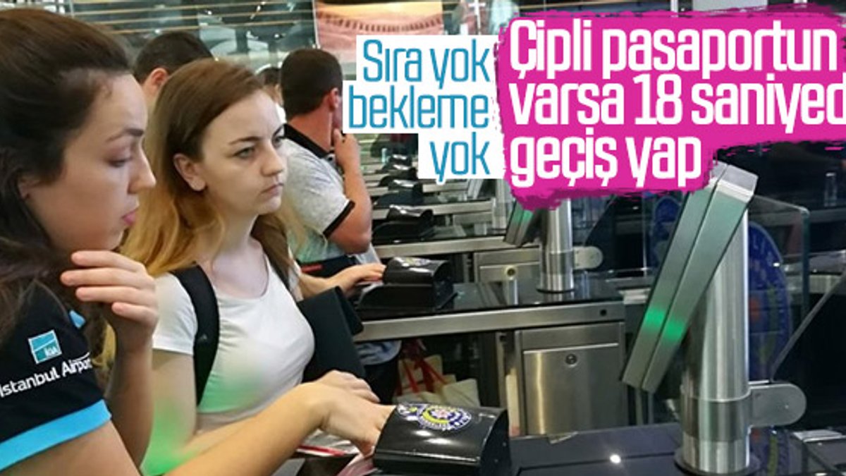 İstanbul Havalimanı'nın hızlı pasaport geçiş sistemi