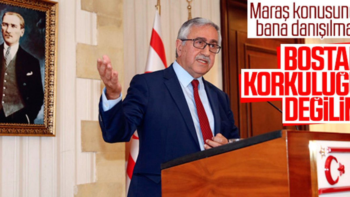 Maraş kararı, KKTC Cumhurbaşkanı Akıncı'yı rahatsız etti