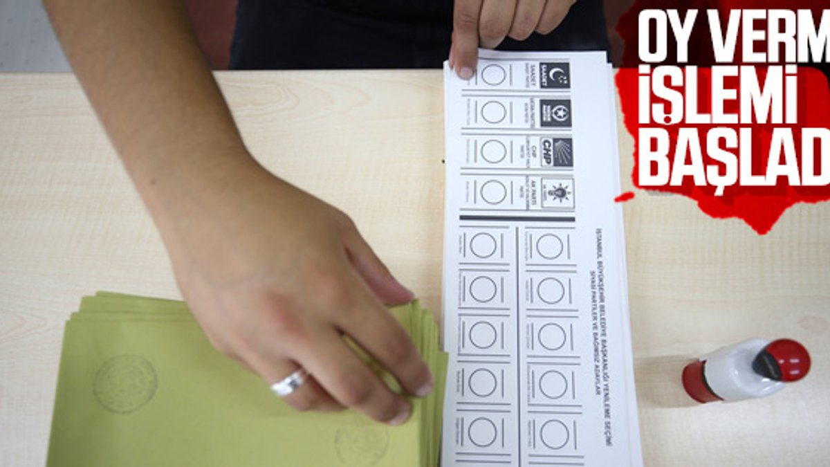 İstanbul'da oy verme işlemi başladı