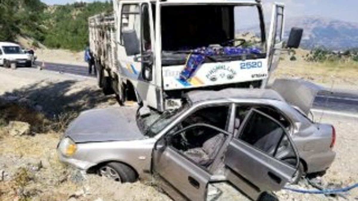 Kahramanmaraş'ta polis memuru kazada hayatını kaybetti