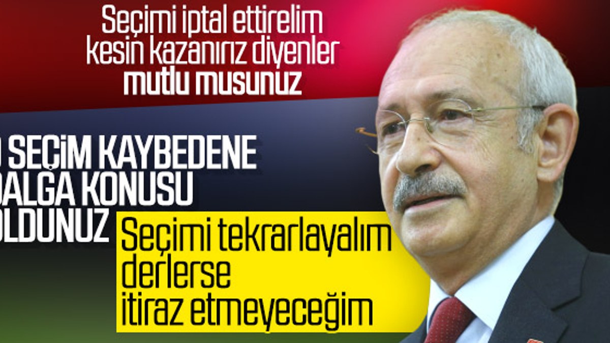 Kemal Kılıçdaroğlu: Mazbatayı verecekler