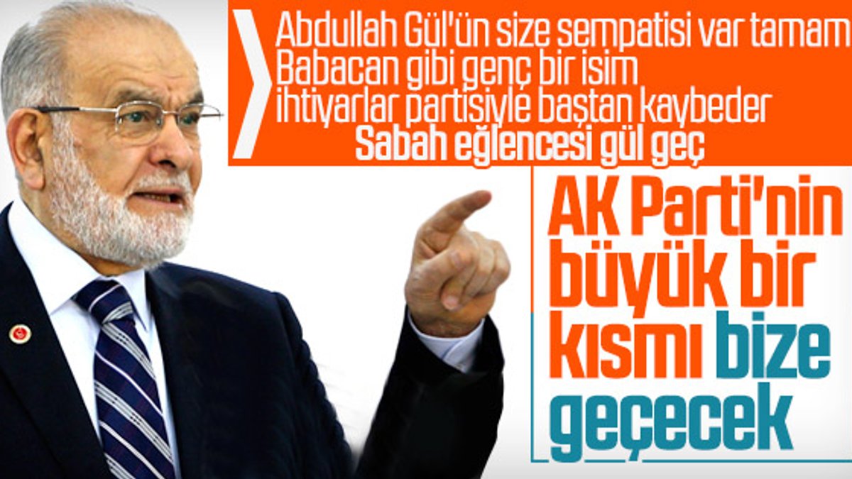 Temel Karamollaoğlu: AK Partililere kapımız açık