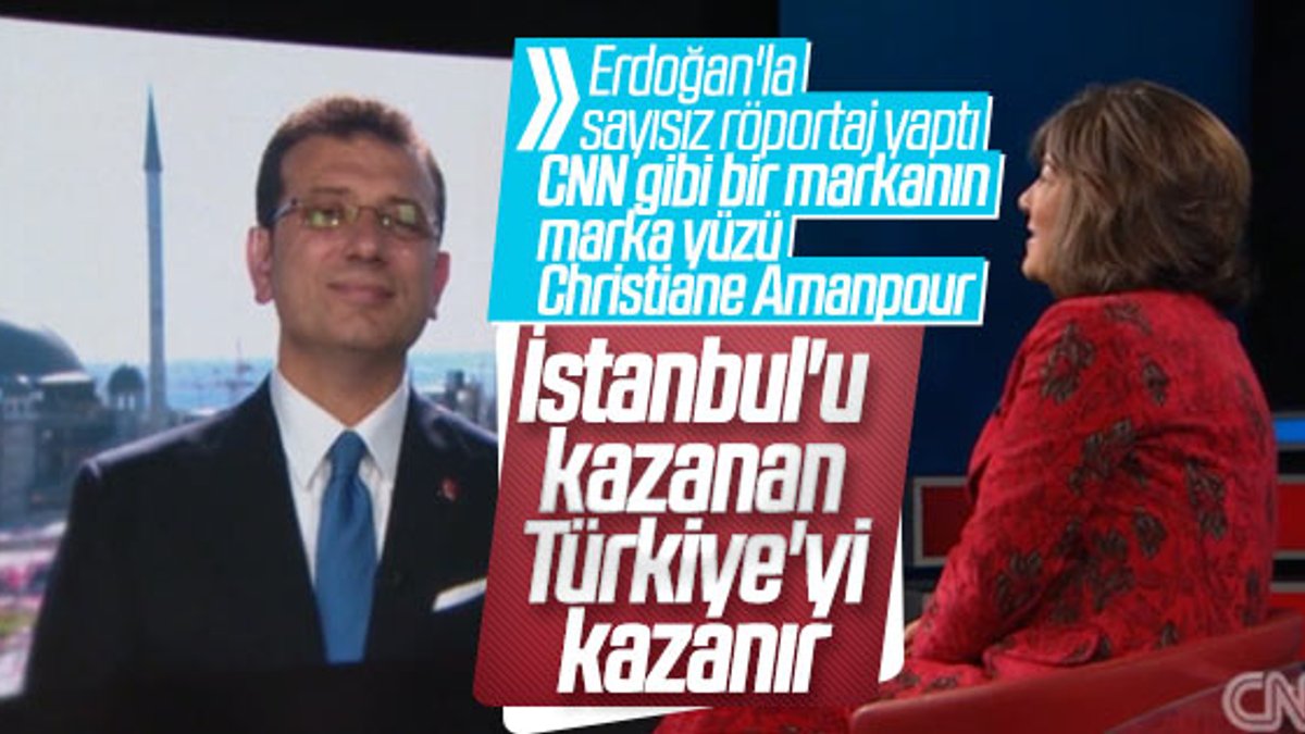 Ekrem İmamoğlu Amanpour'a konuştu