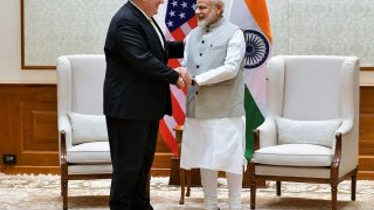 Pompeo, Hindistan Başbakanı Modi ile buluştu