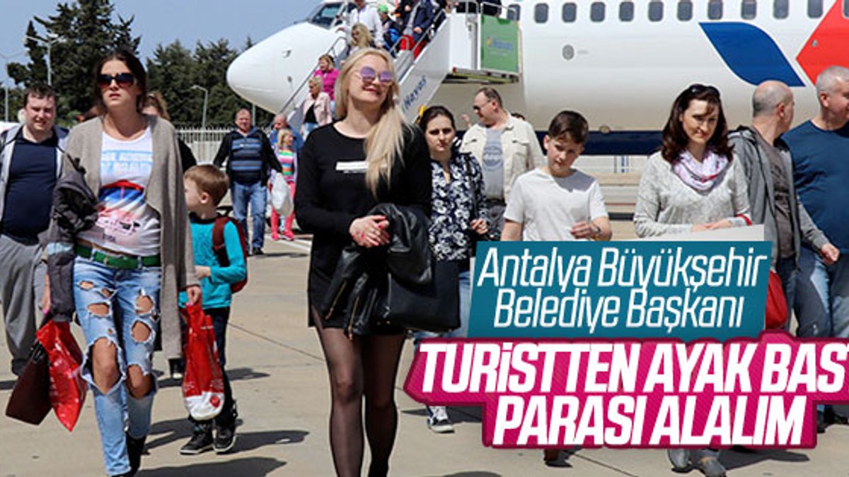 CHP'li Başkan: Turistten ayak bastı parası alınmalı