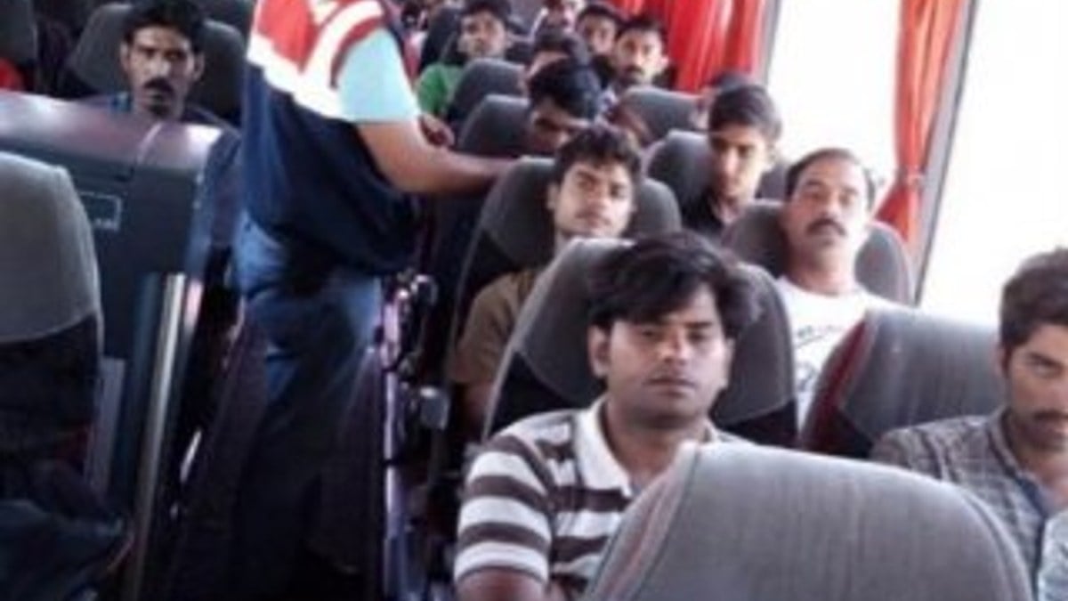 Çankırı'da 17 göçmen yakalandı