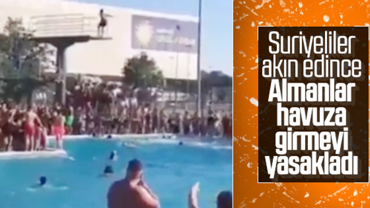 Almanya'da Suriyelilerin havuz keyfi tartışılıyor