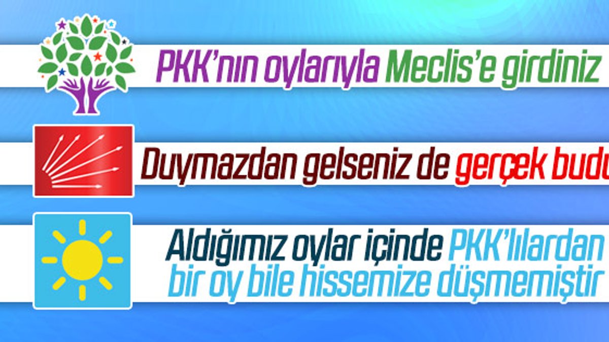 İyi Parti'den, CHP ve HDP'ye PKK yanıtı