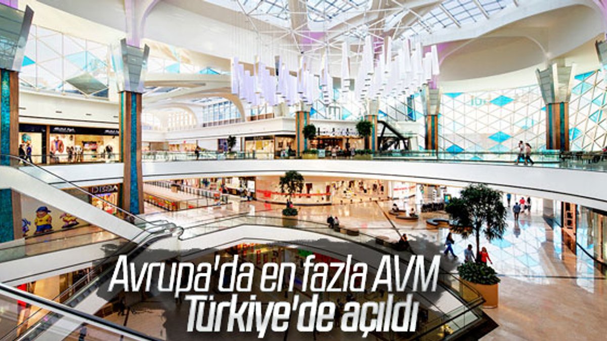 Avrupa'daki alışveriş merkezi pazarında Türkiye lider