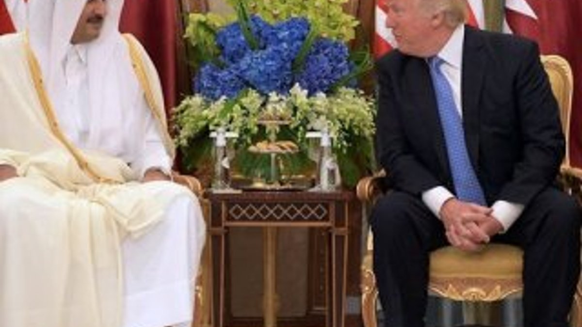 Katar'a silah satacak olan Trump'tan Şeyh Sani'ye övgüler