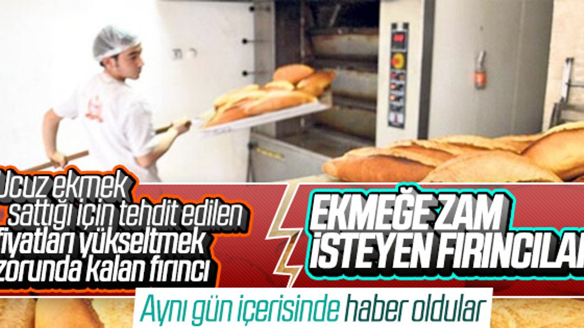 İstanbul'da fırıncılar ekmeğe zam istedi