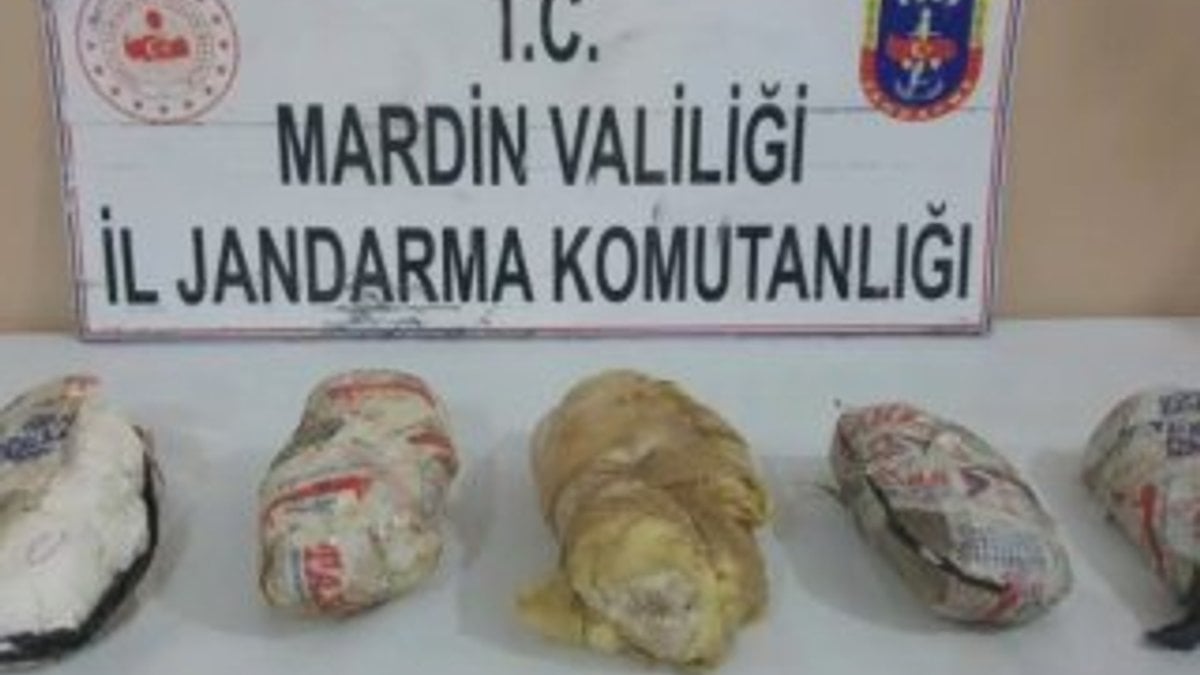 Mardin'de 7 kilo patlayıcı madde ele geçirildi