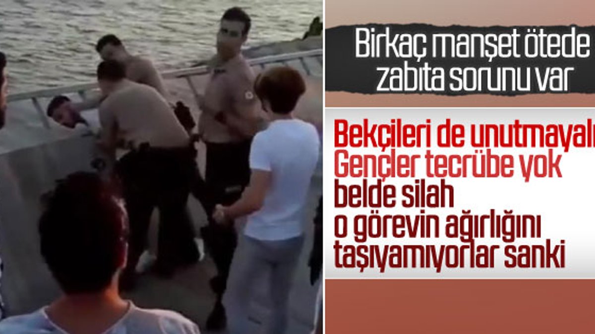 İzmir'de bekçilerin gözaltı işlemi tepki çekti