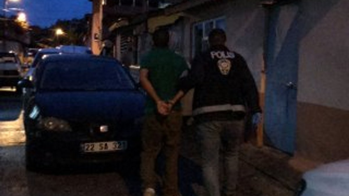 Edirne’de uyuşturucu operasyonu: 8 tutuklama