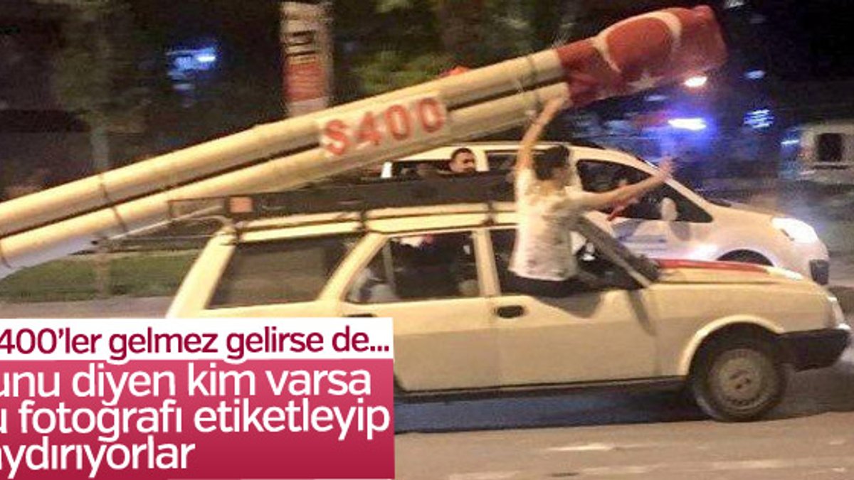 Bursa'da S-400 mesajı veren vatandaş
