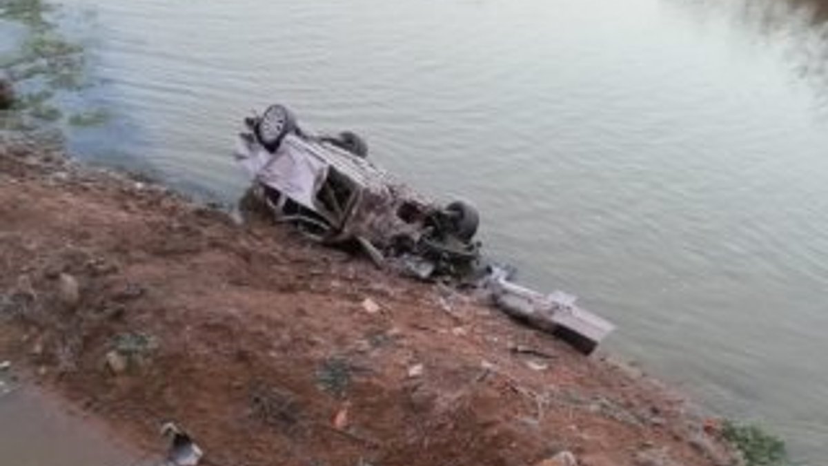 Sulama kanalına uçan araçta 2 kişi hayatını kaybetti