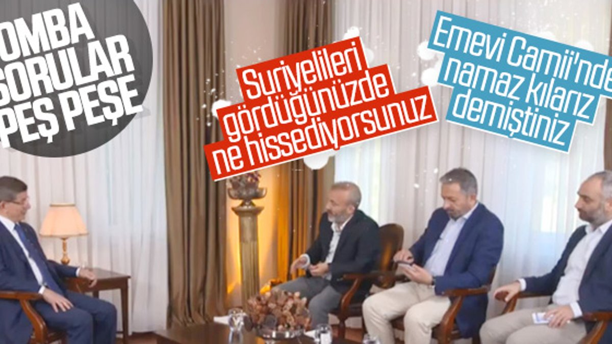 Davutoğlu, Suriye politikası suçlamalarına cevap verdi