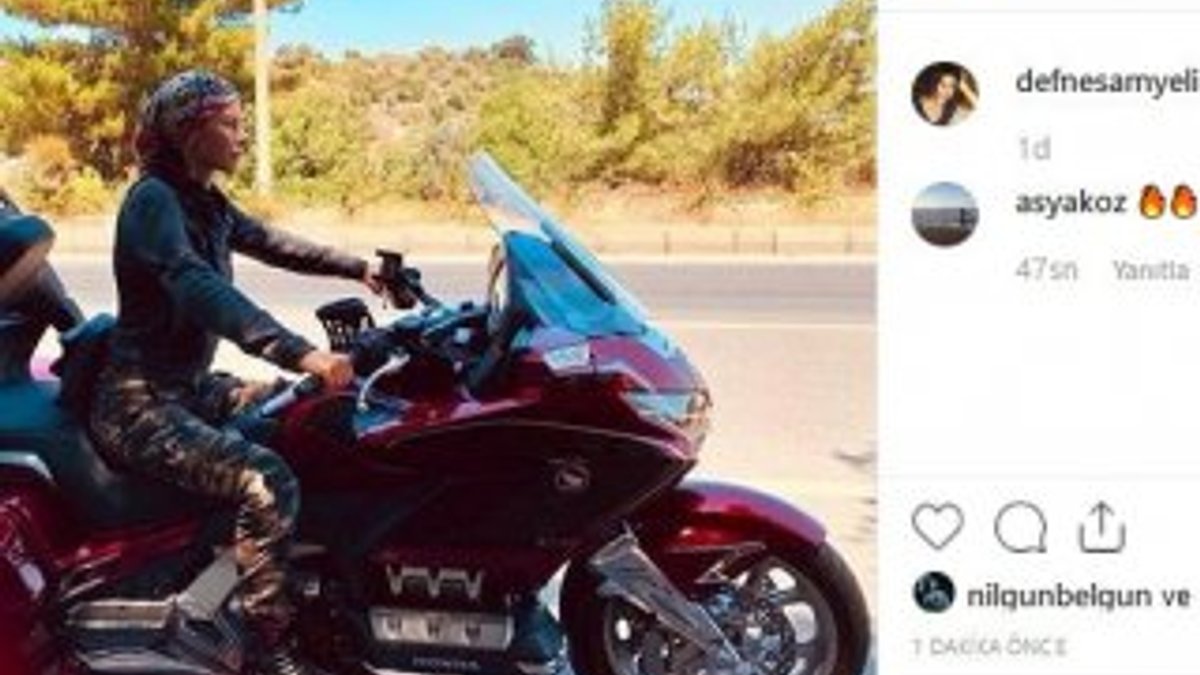 Cem Yılmaz Defne Samyeli'yi de motorcu yaptı