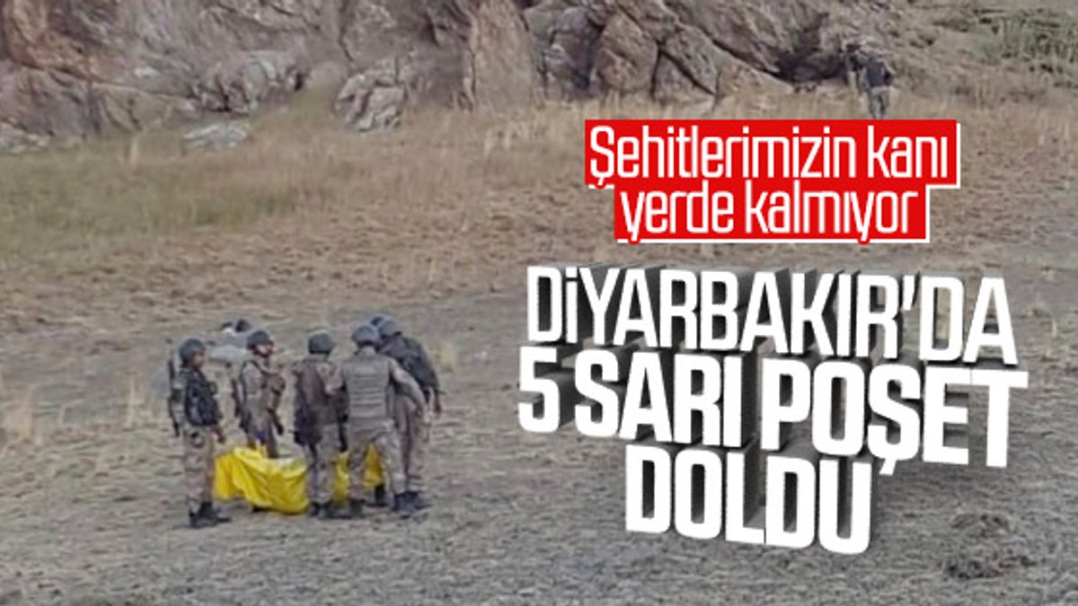 Diyarbakır'da 5 terörist etkisiz hale getirildi