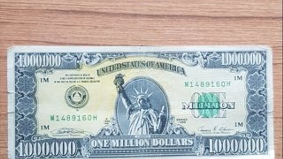 Uşak’ta 1 milyon dolarlık banknot ele geçirildi