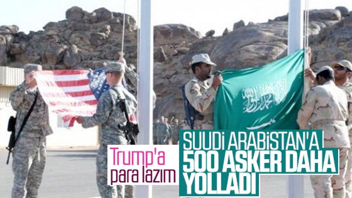 ABD, Suudi Arabistan'a 500 asker gönderecek