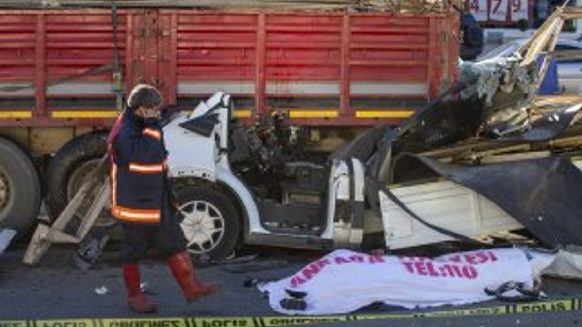 Ankara'da trafik kazası: 1 ölü