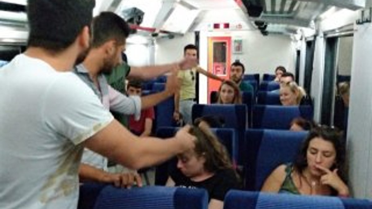 Eskişehir'de evcil hayvan için tren 2 saat rötar yaptı