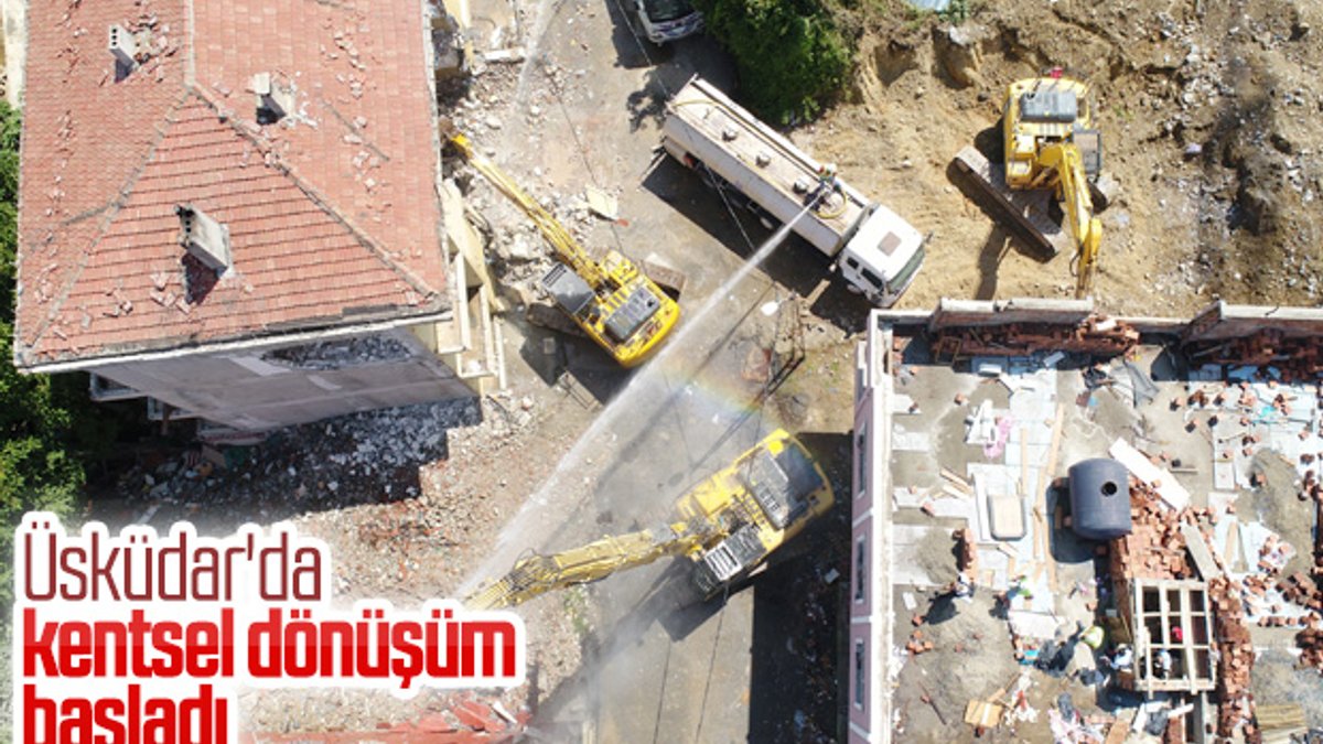 Üsküdar'da kentsel dönüşüm hızlandı