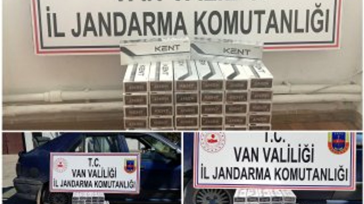 Van'da 1060 paket kaçak sigara ele geçirildi
