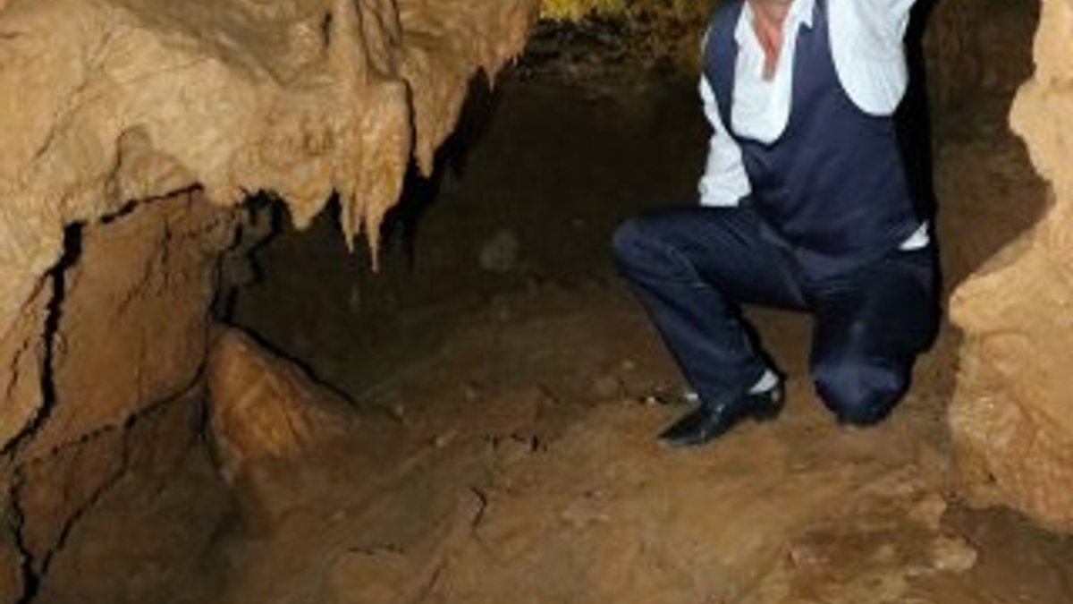Zonguldak'taki heyelan sonrası eski mağara ortaya çıktı