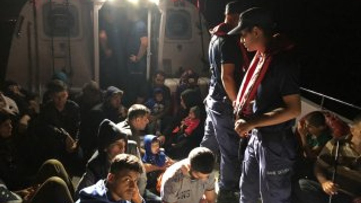 Didim'de 66 kaçak göçmen yakalandı