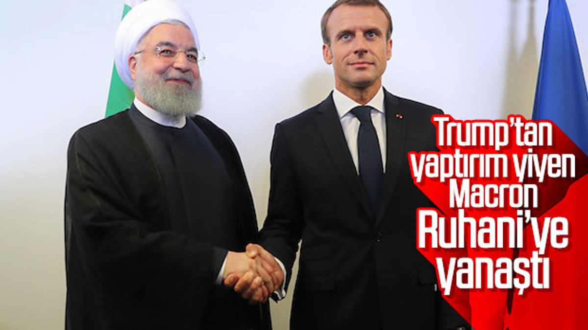 Ruhani ile Macron, ABD'ye karşı aynı fikirde