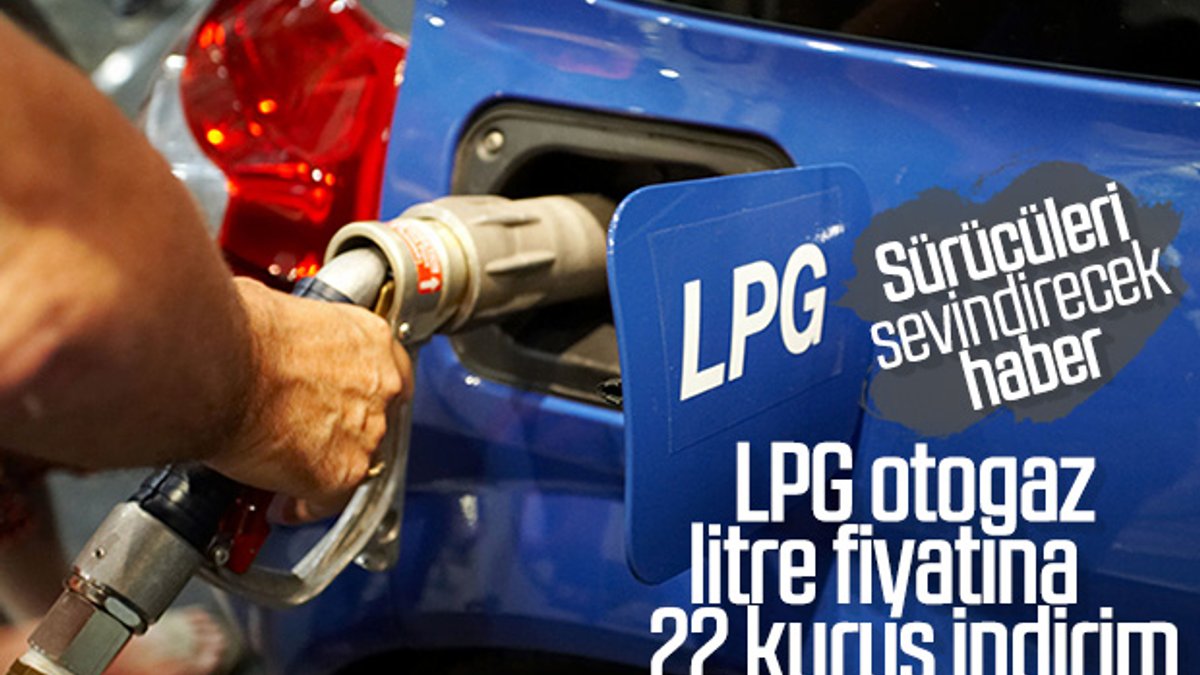 LPG otogaz litre fiyatına indirim