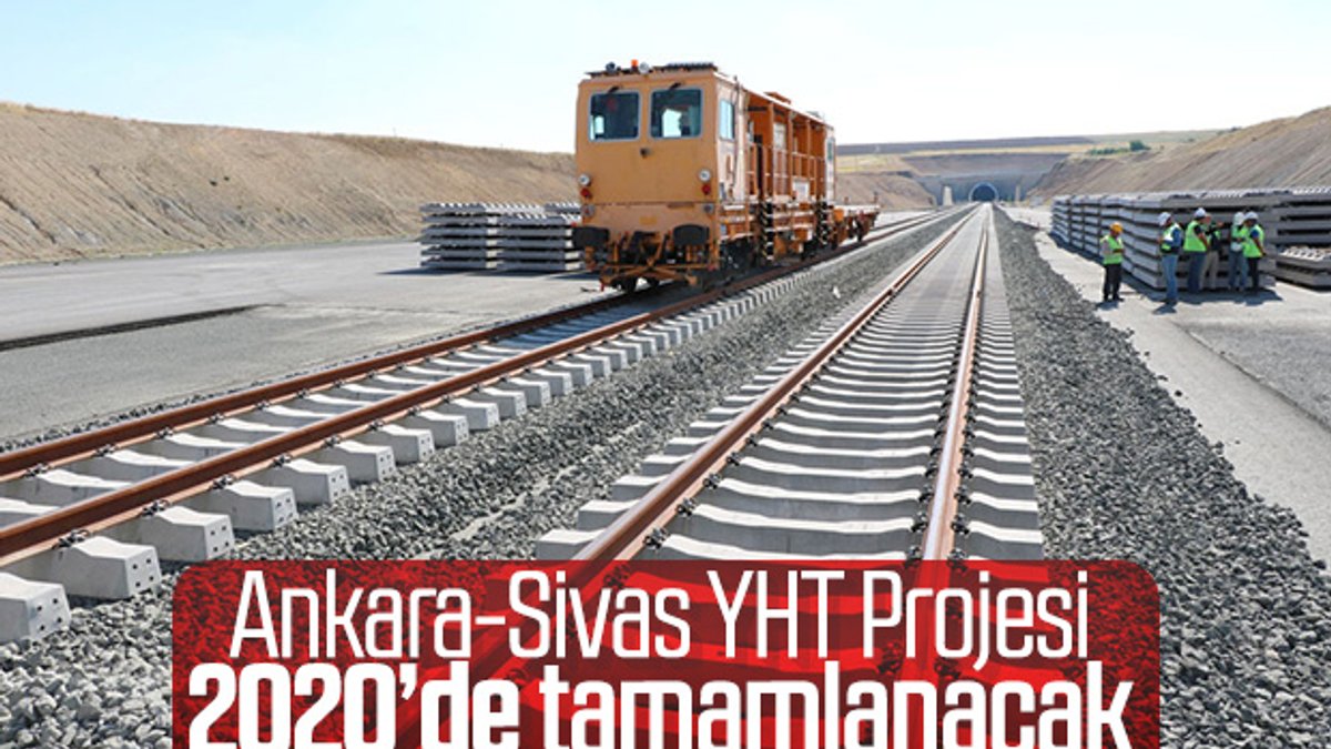 Ankara-Sivas YHT projesinin yüzde 87'si bitti