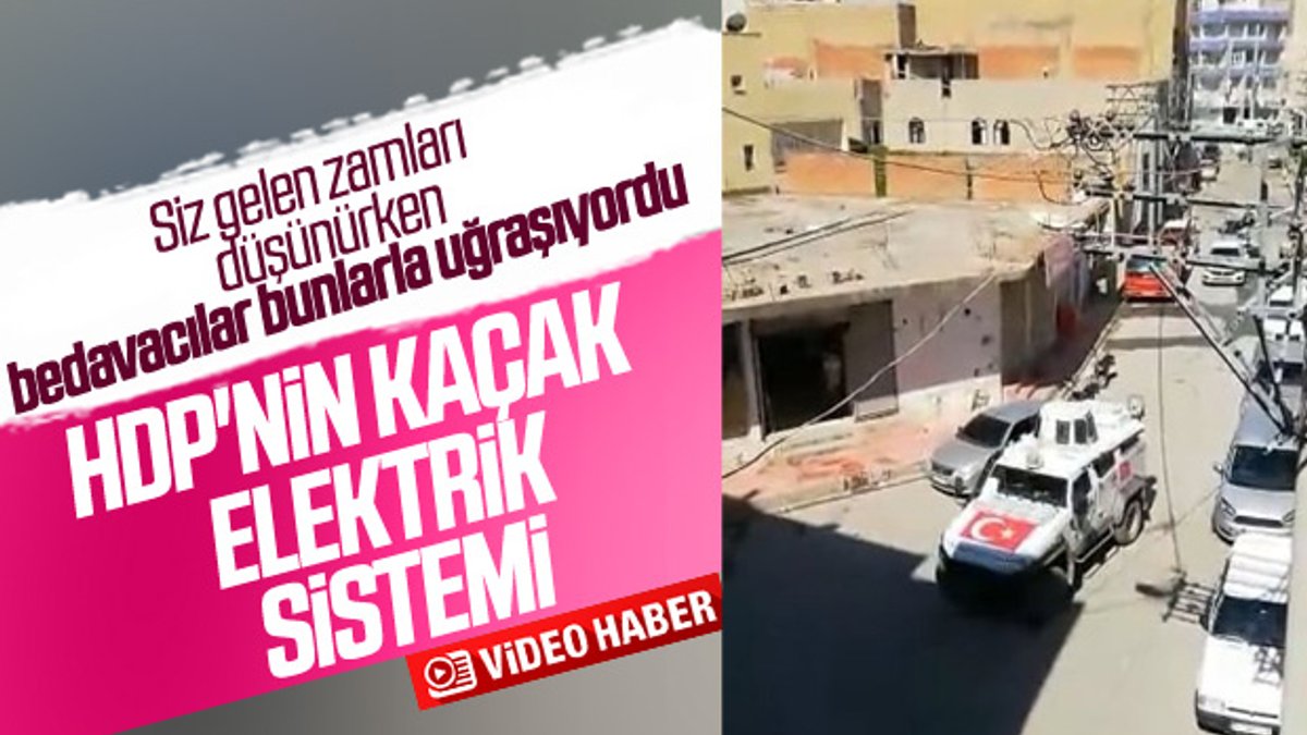 HDP'nin kaçak elektrik sistemi