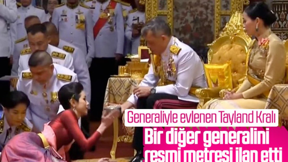 Tayland Kralı bu kez de bir generalini metresi yaptı