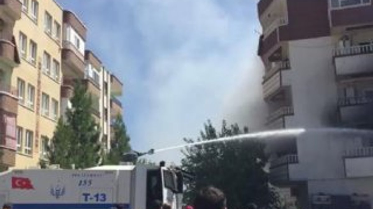 Şanlıurfa'da yangına TOMA müdahalesi