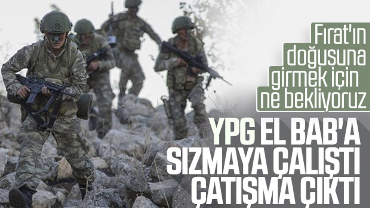 YPG'li teröristler El Bab'a sızmaya çalıştı