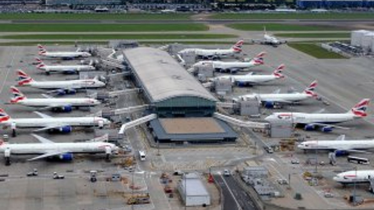 İngiliz havalimanı grev sebebiyle kapalı