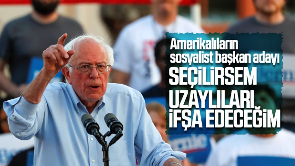 ABD'nin sosyalist başkan adayı: Uzaylıları ifşa edeceğim