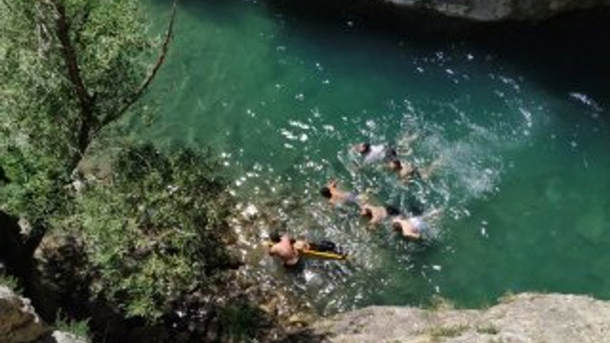 Sivas'ta 21 yaşındaki genç kanyonda boğuldu